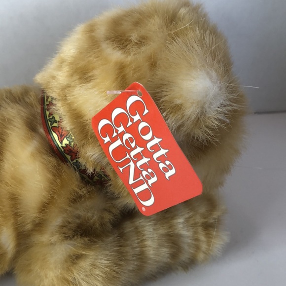 Gund Tiger 1124 Tabby Kitten Orange White Stuffed Cat 10” - Picture 6 of 7